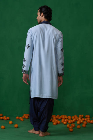 DARRPAN SKYBLUE KURTA SET