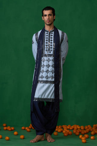 DARRPAN SKYBLUE KURTA SET