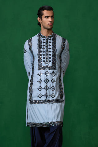 DARRPAN SKYBLUE KURTA SET