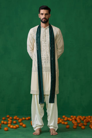 DARPAN BEIGE KURTA SET