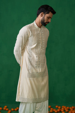 DARPAN BEIGE KURTA SET
