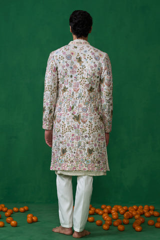 PHOOLPANKH IVORY INDOWESTERN SET