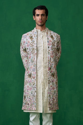 PHOOLPANKH IVORY INDOWESTERN SET
