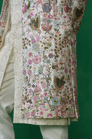 PHOOLPANKH IVORY INDOWESTERN SET