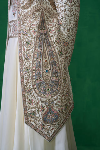 SHAHI IVORY SHERWANI SET