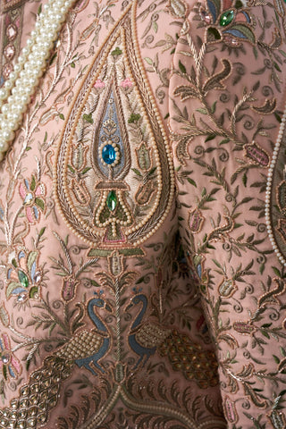 SHAHI PINK SHERWANI SET