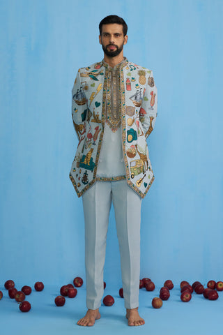 COCKTAIL SKY JODHPURI SET