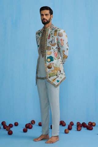 COCKTAIL SKY JODHPURI SET