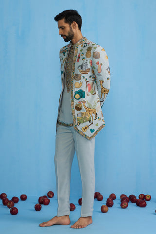 COCKTAIL SKY JODHPURI SET