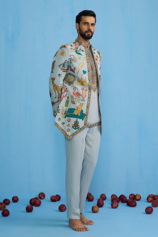 COCKTAIL SKY JODHPURI SET