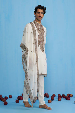 ARABIC IVORY KURTA SET