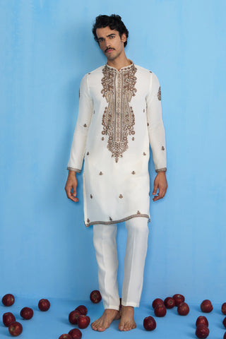 ARABIC IVORY KURTA SET