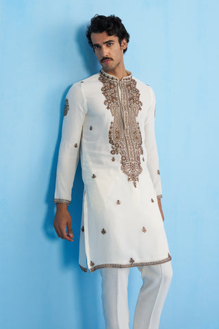 ARABIC IVORY KURTA SET