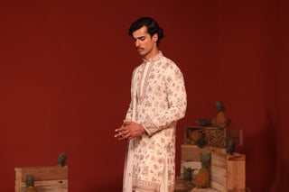 Vatsal Ivory Kurta Set