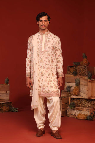 Vatsal Ivory Kurta Set