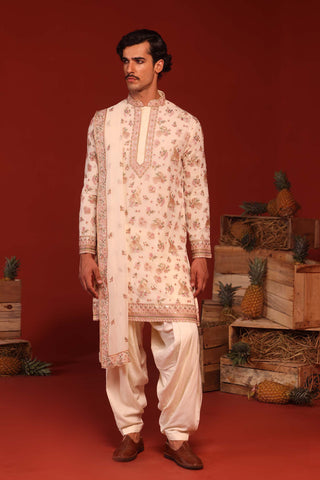 Vatsal Ivory Kurta Set