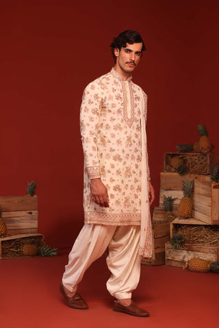 Vatsal Ivory Kurta Set