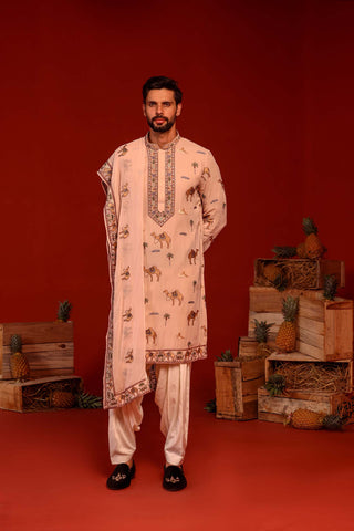 Aadrit Pink Kurta Set