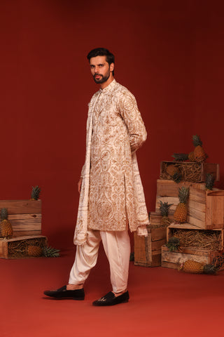 Shubh Ivory Kurta Set