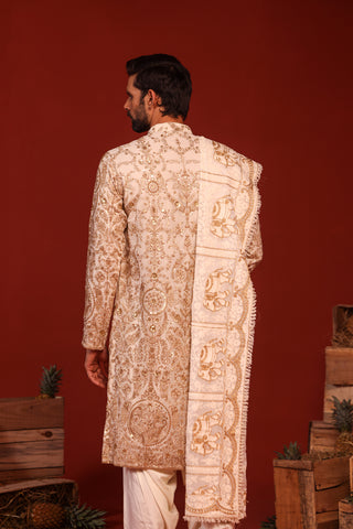 Shubh Ivory Kurta Set