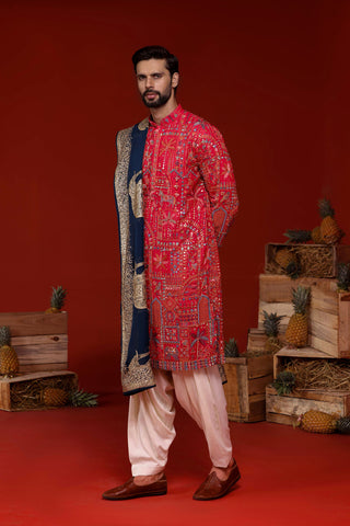 Uttam Hot Pink Kurta Set