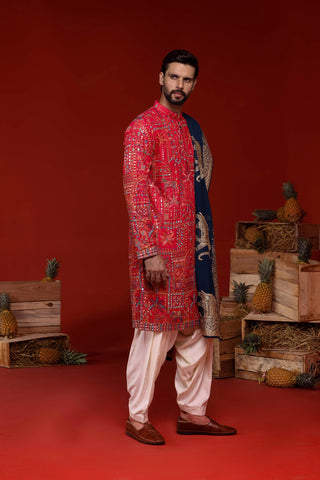 Uttam Hot Pink Kurta Set