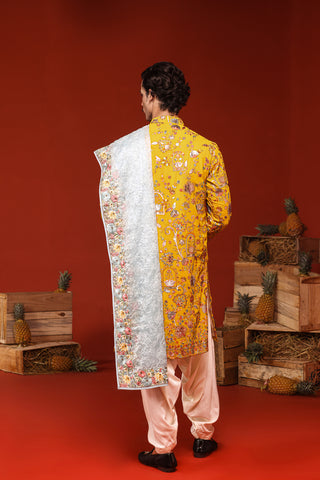 Adityan Haldi Kurta Set