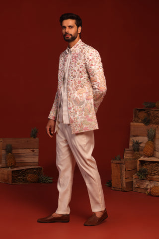 Rama Ivory Jodhpuri Set