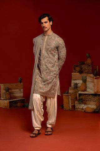 Shaurya Grey Kurta Set