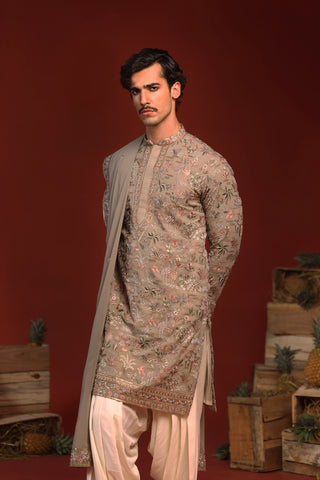 Shaurya Grey Kurta Set