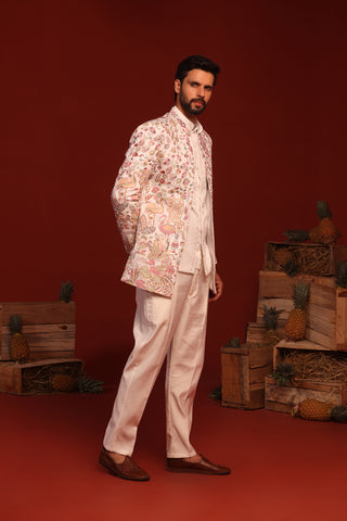 Rama Ivory Jodhpuri Set