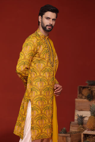 Chaitanya Haldi Kurta Set