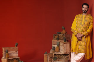 Chaitanya Haldi Kurta Set