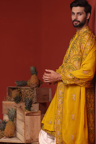 Chaitanya Haldi Kurta Set