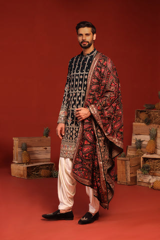 Sahil Teal Blue Kurta Set