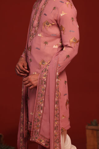 Akshaj Mauve Purple Kurta Set