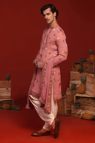 Akshaj Mauve Purple Kurta Set