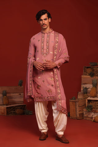 Akshaj Mauve Purple Kurta Set