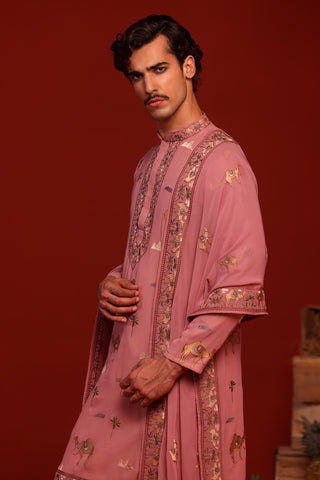 Akshaj Mauve Purple Kurta Set