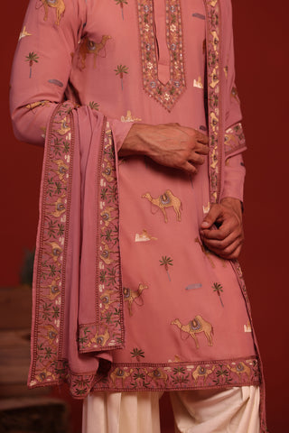 Akshaj Mauve Purple Kurta Set