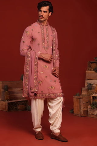 Akshaj Mauve Purple Kurta Set