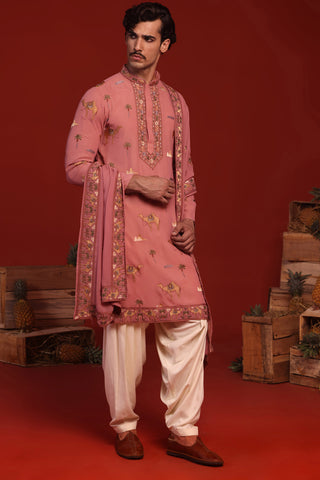 Akshaj Mauve Purple Kurta Set