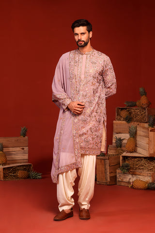 Mayur Mauve Purple Kurta Set