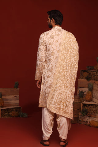 Madhur Cream Kurta Set