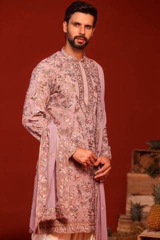 Mayur Mauve Purple Kurta Set