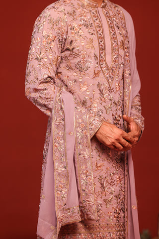 Mayur Mauve Purple Kurta Set