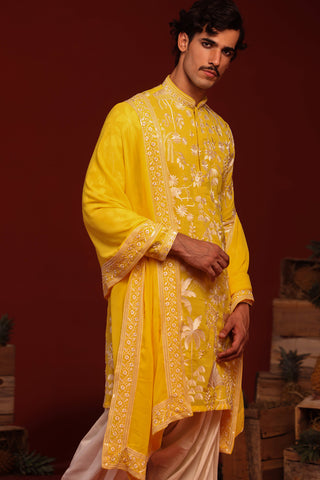 Hriten Haldi Kurta Set