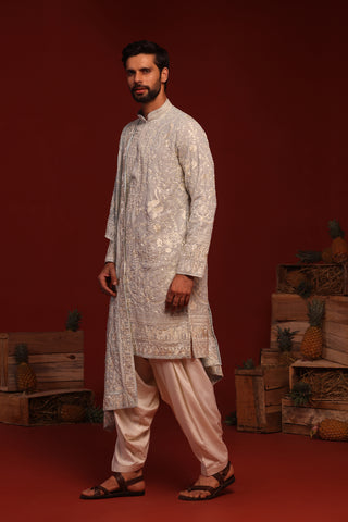 Bhavik Sky Blue Kurta Set