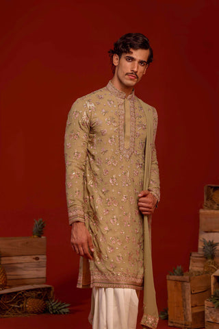 Neel Mehandi Kurta Set