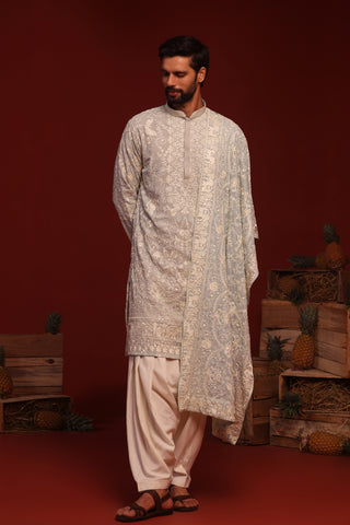 Bhavik Sky Blue Kurta Set